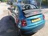 USED 2022 71 FIAT 500e C 42kWh La Prima Convertible 2dr Electric Automatic (118 ps) *WINTER PACK / HEATED SEATS*  *Optional extra Winter Pack with Heated Front Seats* SAVE THOUSANDS with this rare convertible all electric automatic Fiat 500e C La Prima 117 BHP 42 kWh finished in Ocean Green with only 16,003 miles from new!