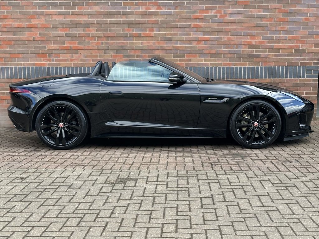 USED 2018 68 JAGUAR F-TYPE 2.0i GPF R-Dynamic Convertible 2dr Petrol Auto Euro 6 (s/s) (300 ps) BLACK PACK|1 YEAR WARRANTY