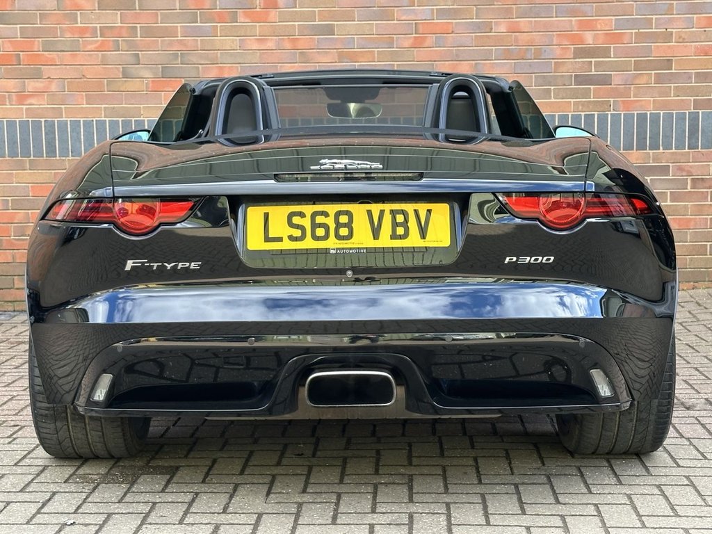 USED 2018 68 JAGUAR F-TYPE 2.0i GPF R-Dynamic Convertible 2dr Petrol Auto Euro 6 (s/s) (300 ps) BLACK PACK|1 YEAR WARRANTY