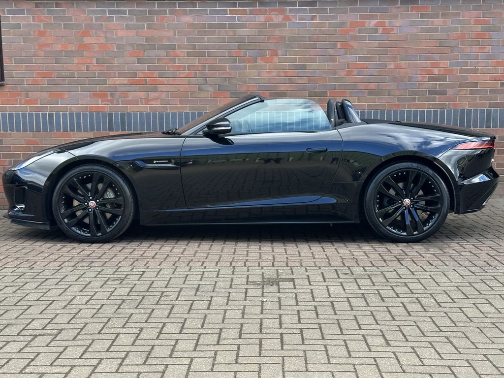USED 2018 68 JAGUAR F-TYPE 2.0i GPF R-Dynamic Convertible 2dr Petrol Auto Euro 6 (s/s) (300 ps) BLACK PACK|1 YEAR WARRANTY