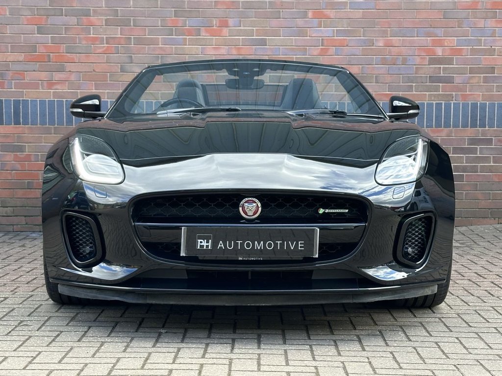 USED 2018 68 JAGUAR F-TYPE 2.0i GPF R-Dynamic Convertible 2dr Petrol Auto Euro 6 (s/s) (300 ps) BLACK PACK|1 YEAR WARRANTY
