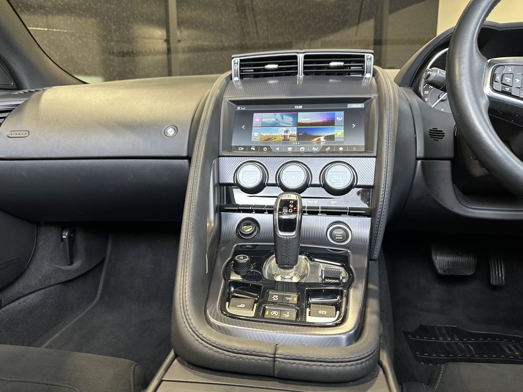 USED 2018 68 JAGUAR F-TYPE 2.0i GPF R-Dynamic Convertible 2dr Petrol Auto Euro 6 (s/s) (300 ps) BLACK PACK|1 YEAR WARRANTY