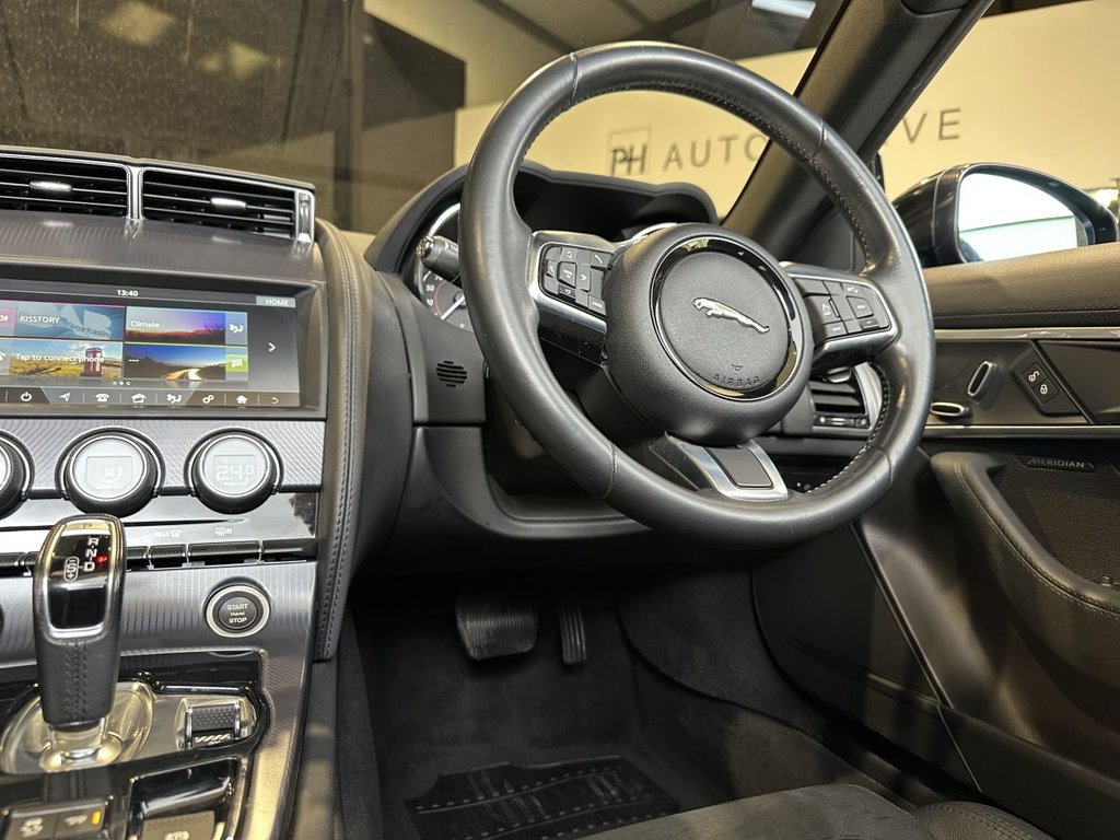 USED 2018 68 JAGUAR F-TYPE 2.0i GPF R-Dynamic Convertible 2dr Petrol Auto Euro 6 (s/s) (300 ps) BLACK PACK|1 YEAR WARRANTY