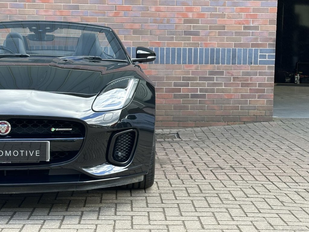 USED 2018 68 JAGUAR F-TYPE 2.0i GPF R-Dynamic Convertible 2dr Petrol Auto Euro 6 (s/s) (300 ps) BLACK PACK|1 YEAR WARRANTY