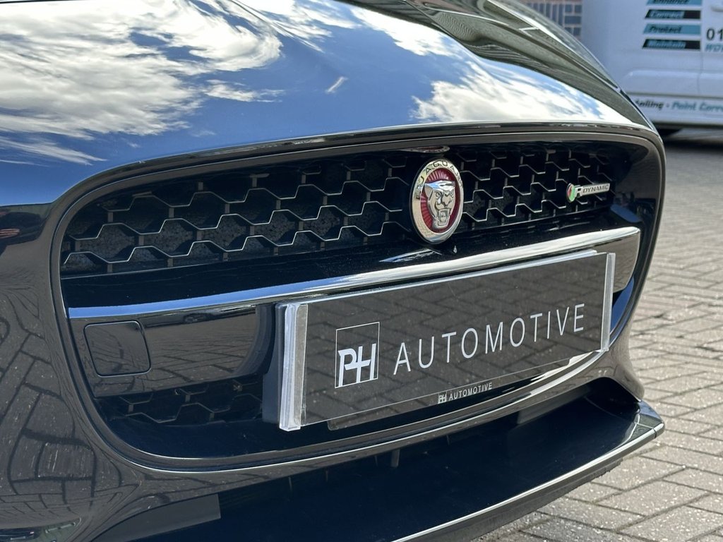 USED 2018 68 JAGUAR F-TYPE 2.0i GPF R-Dynamic Convertible 2dr Petrol Auto Euro 6 (s/s) (300 ps) BLACK PACK|1 YEAR WARRANTY