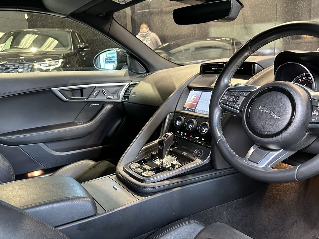 USED 2018 68 JAGUAR F-TYPE 2.0i GPF R-Dynamic Convertible 2dr Petrol Auto Euro 6 (s/s) (300 ps) BLACK PACK|1 YEAR WARRANTY