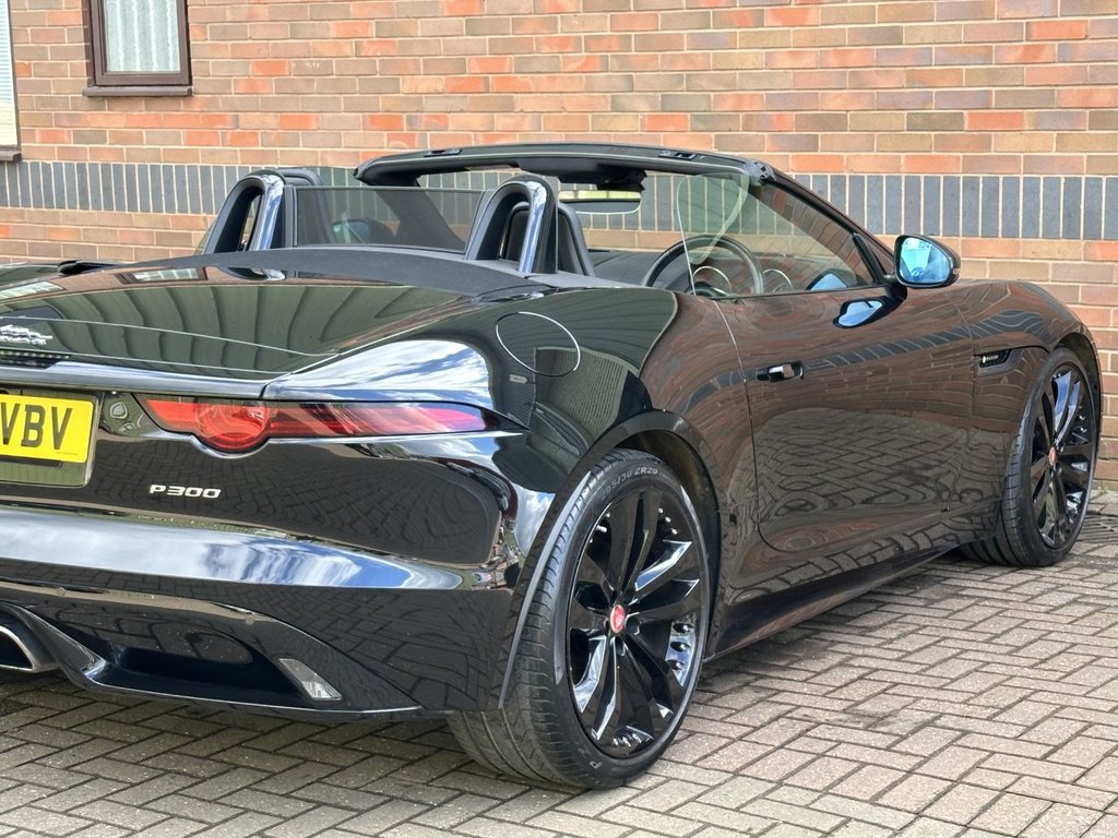 USED 2018 68 JAGUAR F-TYPE 2.0i GPF R-Dynamic Convertible 2dr Petrol Auto Euro 6 (s/s) (300 ps) BLACK PACK|1 YEAR WARRANTY