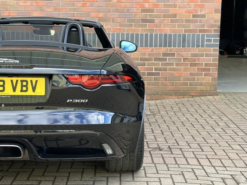 USED 2018 68 JAGUAR F-TYPE 2.0i GPF R-Dynamic Convertible 2dr Petrol Auto Euro 6 (s/s) (300 ps) BLACK PACK|1 YEAR WARRANTY