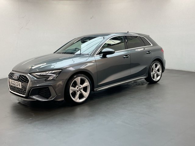 USED 2022 22 Audi A3 1.5 Tfsi 35 S Line Sportback 5dr Petrol S Tronic Euro 6 (s/S) (150 Ps) - Sat Nav, Leather, Privacy