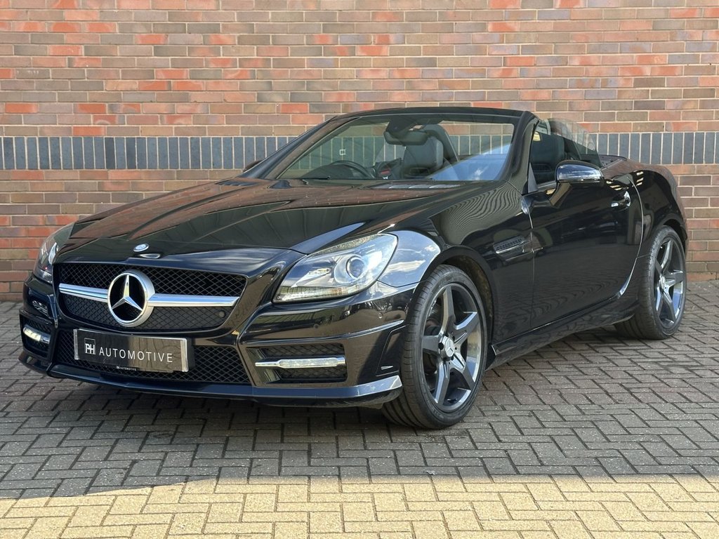 USED 2014 64 MERCEDES-BENZ SLK 1.8 SLK200 AMG Sport Convertible 2dr Petrol G-Tronic+ Euro 5 (s/s) (184 ps) AIRSCARF|HTD SEAT|1 YEAR WARRANTY