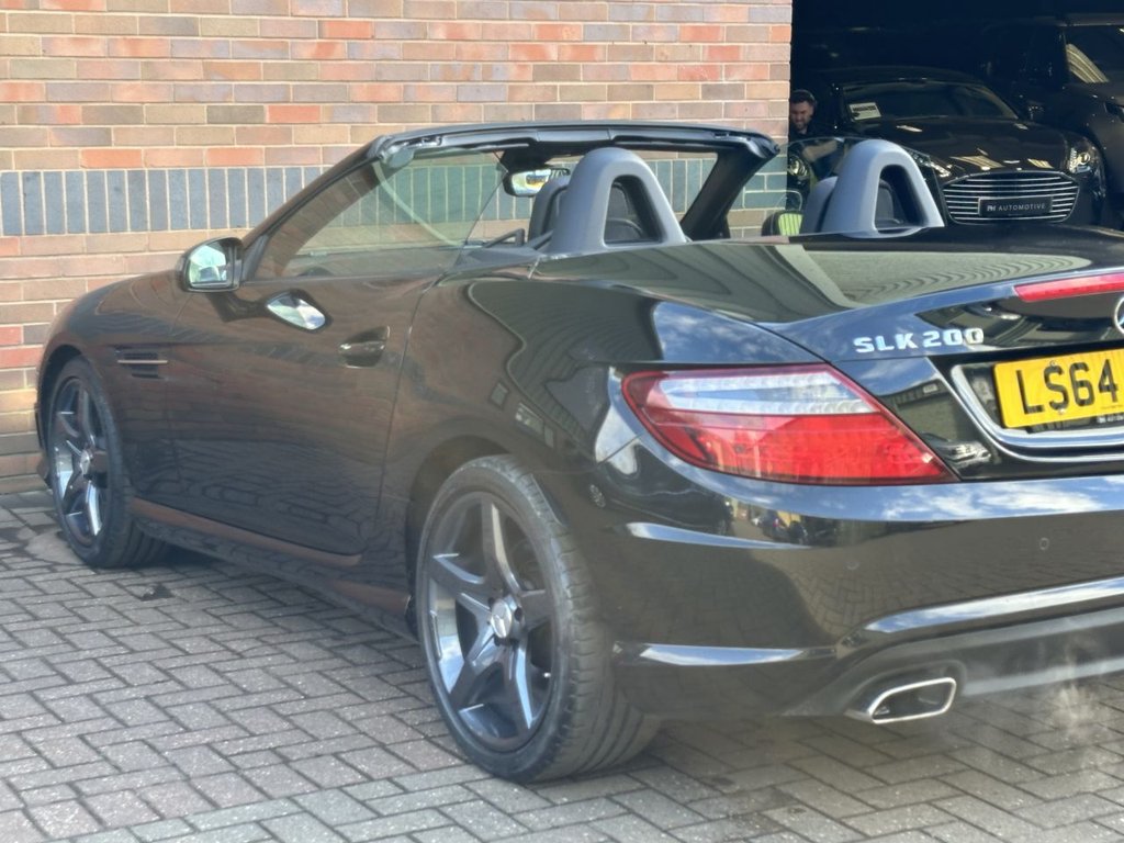 USED 2014 64 MERCEDES-BENZ SLK 1.8 SLK200 AMG Sport Convertible 2dr Petrol G-Tronic+ Euro 5 (s/s) (184 ps) AIRSCARF|HTD SEAT|1 YEAR WARRANTY