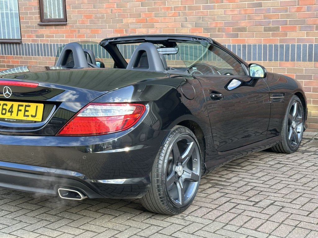 USED 2014 64 MERCEDES-BENZ SLK 1.8 SLK200 AMG Sport Convertible 2dr Petrol G-Tronic+ Euro 5 (s/s) (184 ps) AIRSCARF|HTD SEAT|1 YEAR WARRANTY