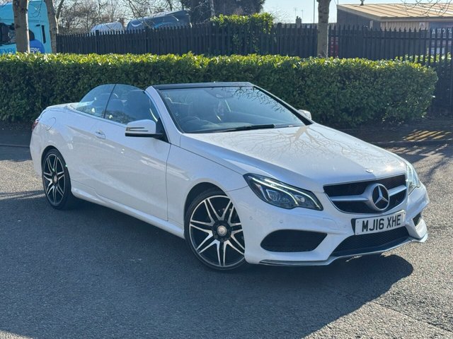 2016 16 Mercedes-Benz E-Class 2.1 E220 BlueTEC AMG Line (Premium) Cabriolet 2dr Diesel G-Tronic+ Euro 6 (s/s) (177 ps)