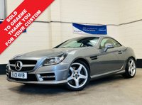 USED 2013 13 MERCEDES-BENZ SLK 1.8 SLK200 BlueEfficiency AMG Sport Convertible 2dr Petrol G-Tronic+ Euro 5 (s/s) (184 ps) HTD STS PANO AIR SCARF SAT NAV