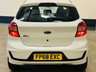 USED 2018 68 FORD KA+ 1.2 Ti-VCT Zetec Hatchback 5 Door Petrol Manual Euro 6 (s/s) (85 ps) ULEZ EURO 6 1 PREVIOUS OWNER