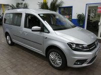 USED 2021 70 VOLKSWAGEN CADDY MAXI LIFE 2.0 TDI MPV 5dr Diesel Manual Euro 6 (s/s) (102 ps) WAV WHEEL CHAIR ACCESS 5 SEATS AIR CON BLUETOOTH PARKING SENSORS 1 OWNER SERVICE HISTORY WARRANTY IDEAL FOR A CAMPER CONVERSION 7 SEAT OPTION AVAILABLE
