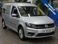 USED 2021 70 VOLKSWAGEN CADDY MAXI LIFE 2.0 TDI MPV 5dr Diesel Manual Euro 6 (s/s) (102 ps) WAV WHEEL CHAIR ACCESS 5 SEATS AIR CON BLUETOOTH PARKING SENSORS 1 OWNER SERVICE HISTORY WARRANTY IDEAL FOR A CAMPER CONVERSION 7 SEAT OPTION AVAILABLE