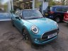 USED 2018 18 MINI CONVERTIBLE 1.5 Cooper Convertible 2dr Petrol Steptronic Automatic Euro 6 (s/s) (136 ps) *�&pound;7,600+ EXTRAS* *OVER &pound;7,600+ factory fitted optional extras including; CHILI Pack, 17" Roulette Spoke Alloy Wheels in Two-Tone with Run-Flat Tyres, Black Pearl Cloth / Leatherette Carbon Black Seats, Mini Convertible Pack, Caribbean Aqua Metallic Finish, Automatic Dual-Zone Climate Control, Wind Deflector, Heated Front Seats, Comfort Access System, Mini Driving Modes, Cruise Control with Brake Function, Sport Leather Steering Wheel, Rain Sensor and Automatic Headlight Activation, Mini Excitement Pack, Interior