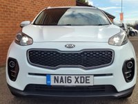 USED 2016 16 KIA SPORTAGE 1.7 CRDi 3 SUV 5dr Diesel Manual Euro 6 (s/s) (114 bhp) FULL BLACK LEATHER - SAT NAV