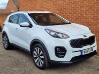 USED 2016 16 KIA SPORTAGE 1.7 CRDi 3 SUV 5dr Diesel Manual Euro 6 (s/s) (114 bhp) FULL BLACK LEATHER - SAT NAV