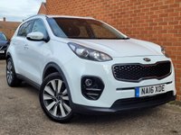 USED 2016 16 KIA SPORTAGE 1.7 CRDi 3 SUV 5dr Diesel Manual Euro 6 (s/s) (114 bhp) FULL BLACK LEATHER - SAT NAV
