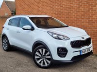 USED 2016 16 KIA SPORTAGE 1.7 CRDi 3 SUV 5dr Diesel Manual Euro 6 (s/s) (114 bhp) FULL BLACK LEATHER - SAT NAV