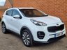 USED 2016 16 KIA SPORTAGE 1.7 CRDi 3 SUV 5dr Diesel Manual Euro 6 (s/s) (114 bhp) FULL BLACK LEATHER - SAT NAV
