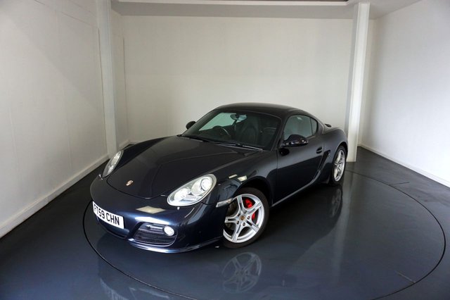 2009 59 Porsche Cayman 3.4 987 S Coupe 2dr Petrol Manual (223 g/km, 320 bhp)-Factory Extras Worth &pound;3,972-Lovely Example Finished In Atlas Grey Metallic-Heated Black Leather Upholstery-Rear Wiper-Windscreen With Grey Top Tint-Climate Control-Rear Park Assist-Sport Chrono Package-Bose Surround Sound System-Bi Xenon Headlights-Nice Example With Top Specification.