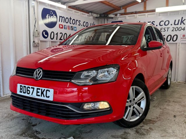 2017 67 VOLKSWAGEN POLO 1.2 TSI Match Edition Hatchback 5dr Petrol Manual Euro 6 (s/s) (90 ps)+1 OWNER FROM NEW+2 KEYS+HISTORY+MEDIA+APPS+BLUETOOTH 2 KEYS+1 OWNER FROM NEW+ALLOYS+HISTORY+PARK SENSORS+PRIVACY+AIRCON+COLOUR CODED+CRUISE+HPI CLEAR