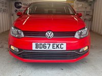 USED 2017 67 VOLKSWAGEN POLO 1.2 TSI Match Edition Hatchback 5dr Petrol Manual Euro 6 (s/s) (90 ps)+1 OWNER FROM NEW+2 KEYS+HISTORY+MEDIA+APPS+BLUETOOTH 2 KEYS+1 OWNER FROM NEW+ALLOYS+HISTORY+PARK SENSORS+PRIVACY+AIRCON+COLOUR CODED+CRUISE+HPI CLEAR