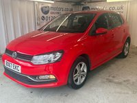 USED 2017 67 VOLKSWAGEN POLO 1.2 TSI Match Edition Hatchback 5dr Petrol Manual Euro 6 (s/s) (90 ps)+1 OWNER FROM NEW+2 KEYS+HISTORY+MEDIA+APPS+BLUETOOTH 2 KEYS+1 OWNER FROM NEW+ALLOYS+HISTORY+PARK SENSORS+PRIVACY+AIRCON+COLOUR CODED+CRUISE+HPI CLEAR