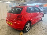 USED 2017 67 VOLKSWAGEN POLO 1.2 TSI Match Edition Hatchback 5dr Petrol Manual Euro 6 (s/s) (90 ps)+1 OWNER FROM NEW+2 KEYS+HISTORY+MEDIA+APPS+BLUETOOTH 2 KEYS+1 OWNER FROM NEW+ALLOYS+HISTORY+PARK SENSORS+PRIVACY+AIRCON+COLOUR CODED+CRUISE+HPI CLEAR