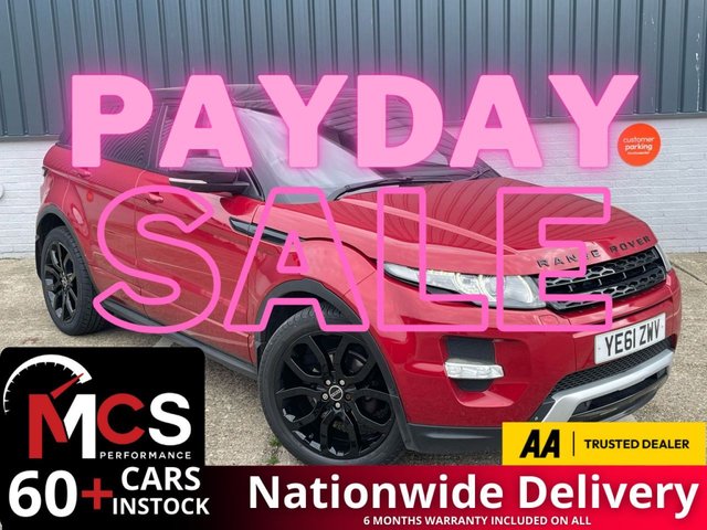 2012 61 LAND ROVER RANGE ROVER EVOQUE 2.2 SD4 Dynamic SUV 5dr Diesel Auto 4WD Euro 5 (190 ps) &pound;11650 FACTORY OPTIONS