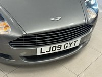 USED 2009 09 ASTON MARTIN DB9 6.0 V12 Volante 2dr Petrol T-TronicII Euro 4 (470 bhp) 15 ASTON MARTIN SERVICES + TUNGSTEN SILVER + ONLY 43K MILES!