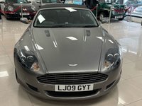 USED 2009 09 ASTON MARTIN DB9 6.0 V12 Volante 2dr Petrol T-TronicII Euro 4 (470 bhp) 15 ASTON MARTIN SERVICES + TUNGSTEN SILVER + ONLY 43K MILES!