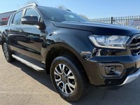 USED 2020 69 FORD RANGER 2.0 EcoBlue Wildtrak Pickup Double Cab 4dr Diesel Auto 4WD Euro 6 (s/s) (213 ps) A REALLY BEAUTIFUL ADDITION FINISHED IN FACTORY BLACK PAINT+DIESEL+AUTOMATIC+ONLY 1 OWNER FROM NEW+SERVICE HISTORY+PRIVACY GLASS+LOAD LINER+LOAD COVER+TOW-BAR+SIDE STEPS+FULL LEATHER INTERIOR+SATELLITE NAVIGATION+PARK ASSIST+AIR CONDITIONING+ALLOY WHEELS+CALL NOW FOR MORE INFORMATION AND TO ARRANGE A VIEWING+READY TO DRIVE AWAY TODAY!!!!!!!!!!!!!!!!!!!!!!!!!!!!!!!