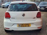 USED 2015 15 VOLKSWAGEN POLO 1.2 TSI BlueMotion Tech SE Design Hatchback 5dr Petrol Manual Euro 6 (s/s) (90 ps) 