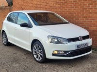 USED 2015 15 VOLKSWAGEN POLO 1.2 TSI BlueMotion Tech SE Design Hatchback 5dr Petrol Manual Euro 6 (s/s) (90 ps) 