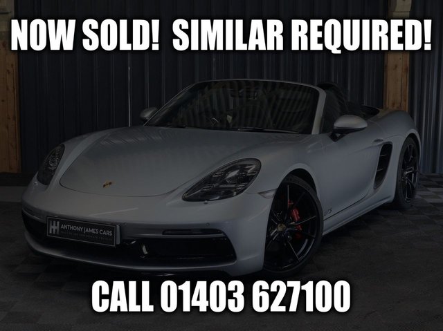 2020 20 Porsche 718 Boxster 2.5T GTS GPF Convertible 2dr Petrol PDK Euro 6 (s/s) (365 ps)