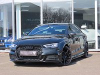 USED 2017 67 AUDI A3 2.0 TFSI Black Edition Saloon 4dr Petrol S Tronic Euro 6 (s/s) (190 ps) SLIGHTLY MODIFIED