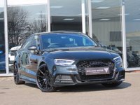 USED 2017 67 AUDI A3 2.0 TFSI Black Edition Saloon 4dr Petrol S Tronic Euro 6 (s/s) (190 ps) SLIGHTLY MODIFIED