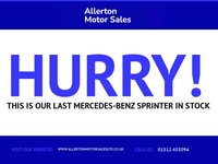 USED 2018 68 MERCEDES-BENZ SPRINTER 2.1 311 CDI Panel Van 5dr Diesel Manual RWD L3 H2 Euro 6 (114 ps) MUST SEE FINE EXAMPLE OF A VAN