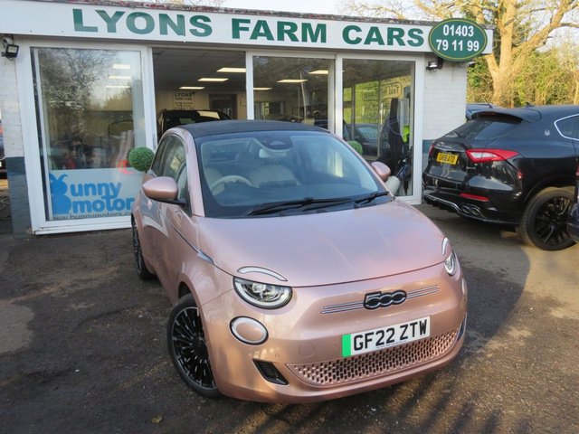 2022 22 Fiat 500e C 42kWh La Prima Convertible 2dr Electric Automatic (118 ps)