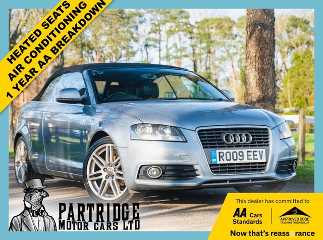 2009 AUDI A3 CABRIOLET 1.8 TFSI S line Convertible 2dr Petrol Manual Euro 4 (160 ps)