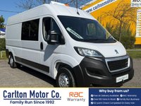 USED 2021 71 PEUGEOT BOXER 2.2 BLUEHDI 335 L3H2 6 SEATER WINDOW / CREW / DAY VAN 139 BHP 
