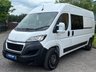 USED 2021 71 PEUGEOT BOXER 2.2 BLUEHDI 335 L3H2 6 SEATER WINDOW / CREW / DAY VAN 139 BHP WE THINK THIS STUNNING THROUGHOUT..