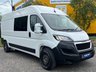 USED 2021 71 PEUGEOT BOXER 2.2 BLUEHDI 335 L3H2 6 SEATER WINDOW / CREW / DAY VAN 139 BHP WE THINK THIS STUNNING THROUGHOUT..