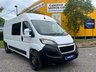 USED 2021 71 PEUGEOT BOXER 2.2 BLUEHDI 335 L3H2 6 SEATER WINDOW / CREW / DAY VAN 139 BHP WE THINK THIS STUNNING THROUGHOUT..