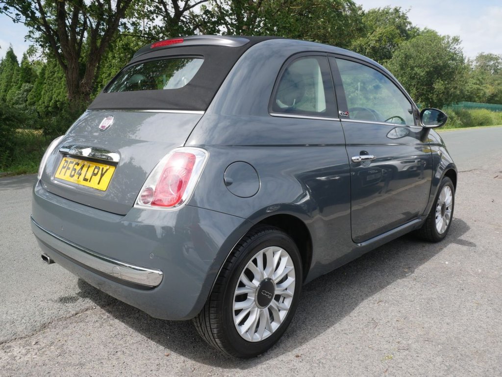 USED 2015 64 FIAT 500C 0.9 TwinAir Lounge Convertible 2dr Petrol Manual Euro 6 (s/s) (85 bhp) LOW MILEAGE CONVERTIBLE WITH FULL SERVICE HISTORY