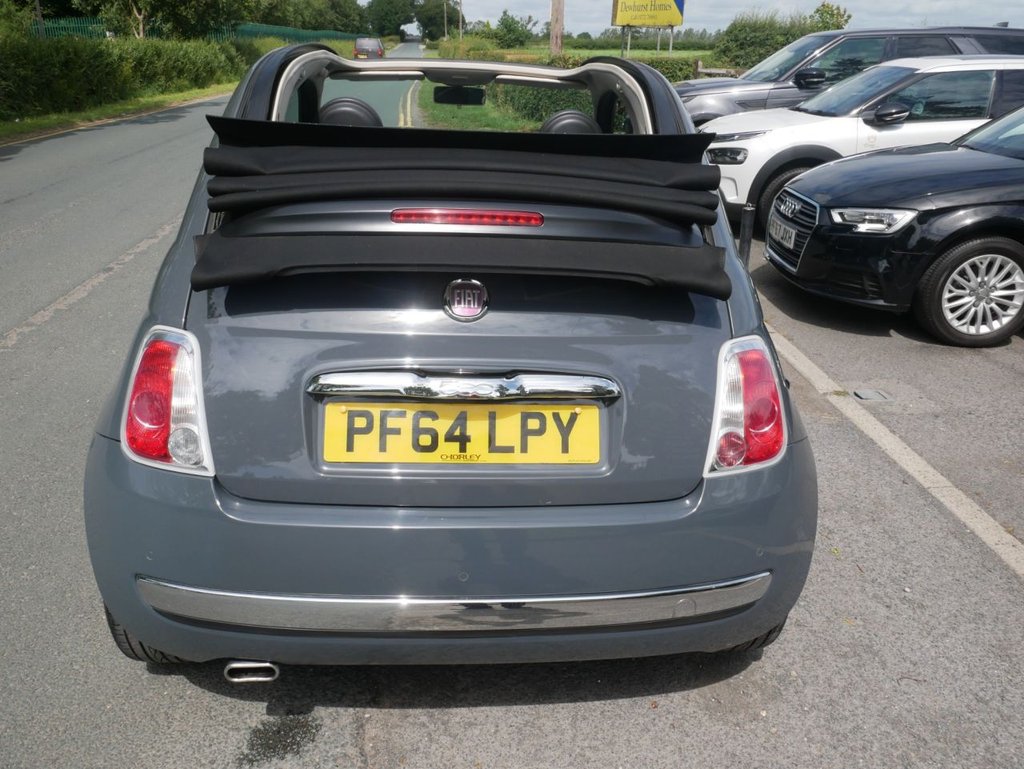 USED 2015 64 FIAT 500C 0.9 TwinAir Lounge Convertible 2dr Petrol Manual Euro 6 (s/s) (85 bhp) LOW MILEAGE CONVERTIBLE WITH FULL SERVICE HISTORY